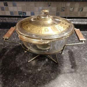 Vintage King George Briard Casserole
